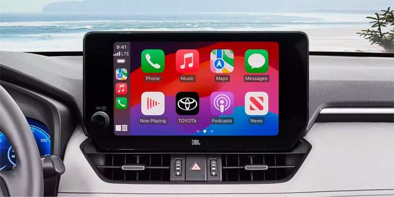 2024 RAV4 Touchscreen Showing Apps Baltimore, MD