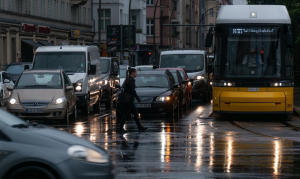 City Traffic in Baltimore, MD