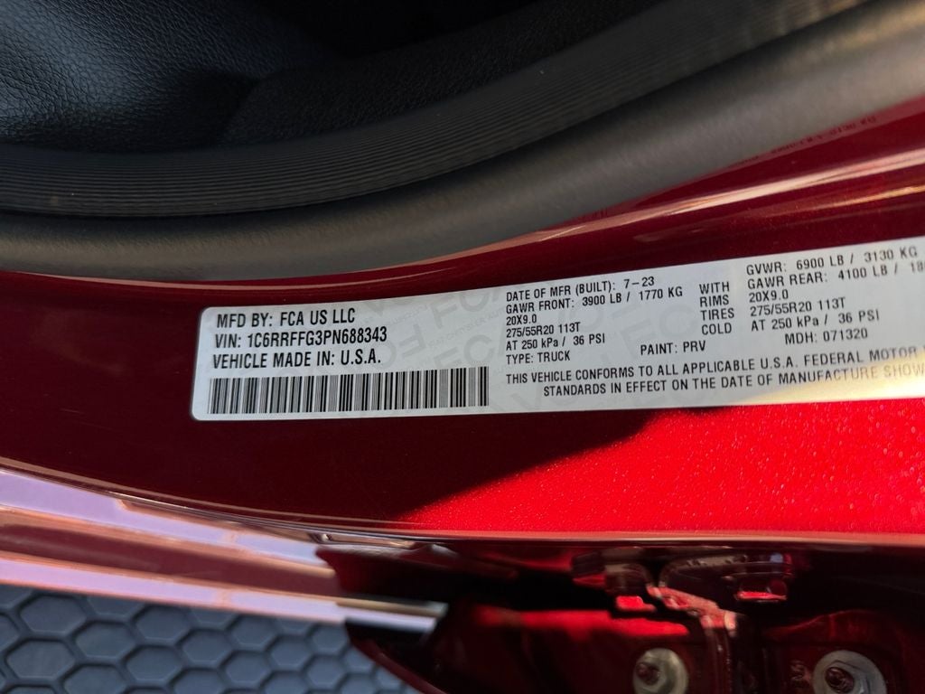 2023 RAM 1500 Big Horn/Lone Star 1 OWNER / NO ACCIDENTS