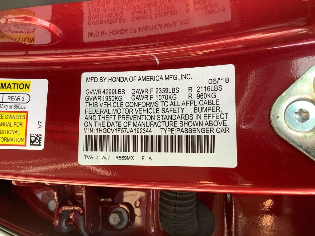 2018 Honda Accord EX-L