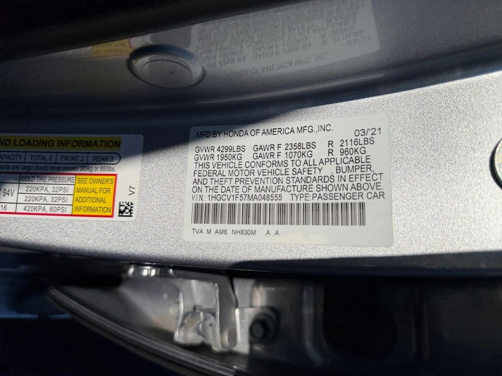 2021 Honda Accord EX-L