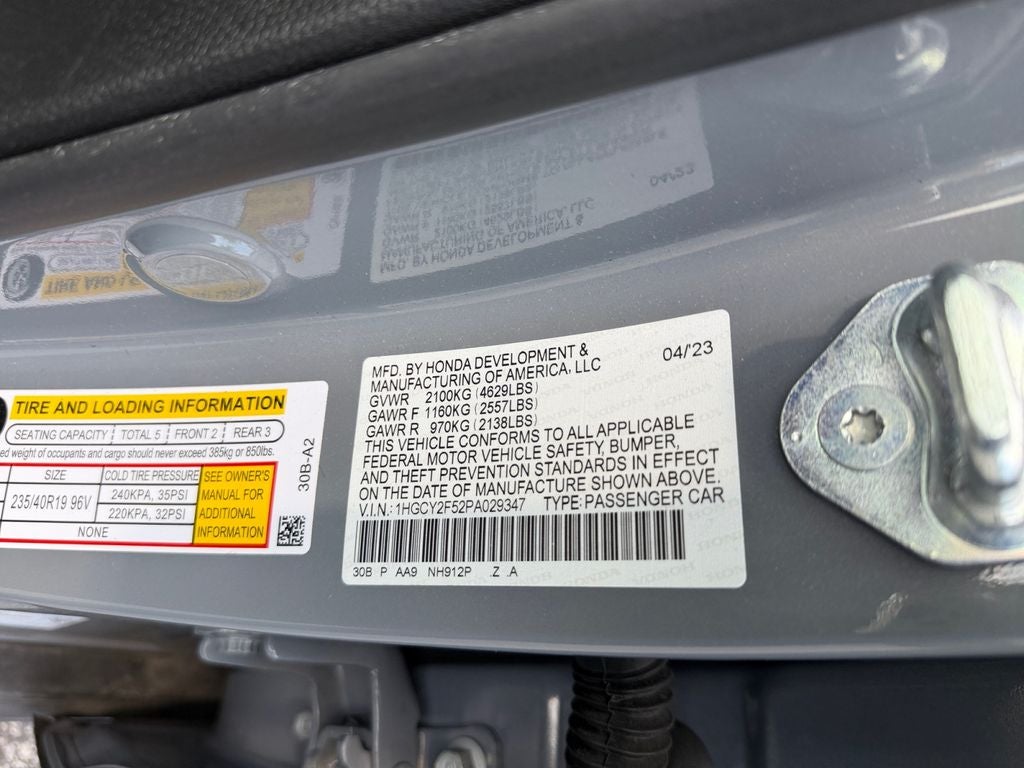 2023 Honda Accord Hybrid Sport