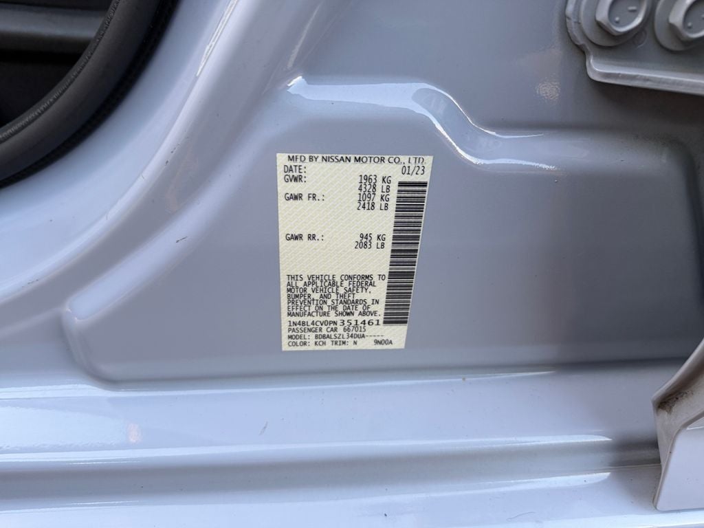 2023 Nissan Altima 2.5 SR