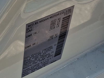 2025 Nissan Altima 2.5 SR