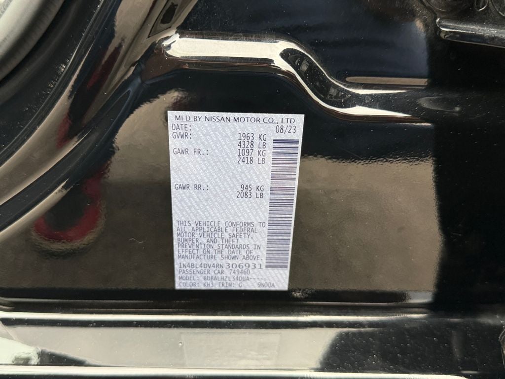 2024 Nissan Altima 2.5 SV CLEAN CARFAX / 1 OWNER