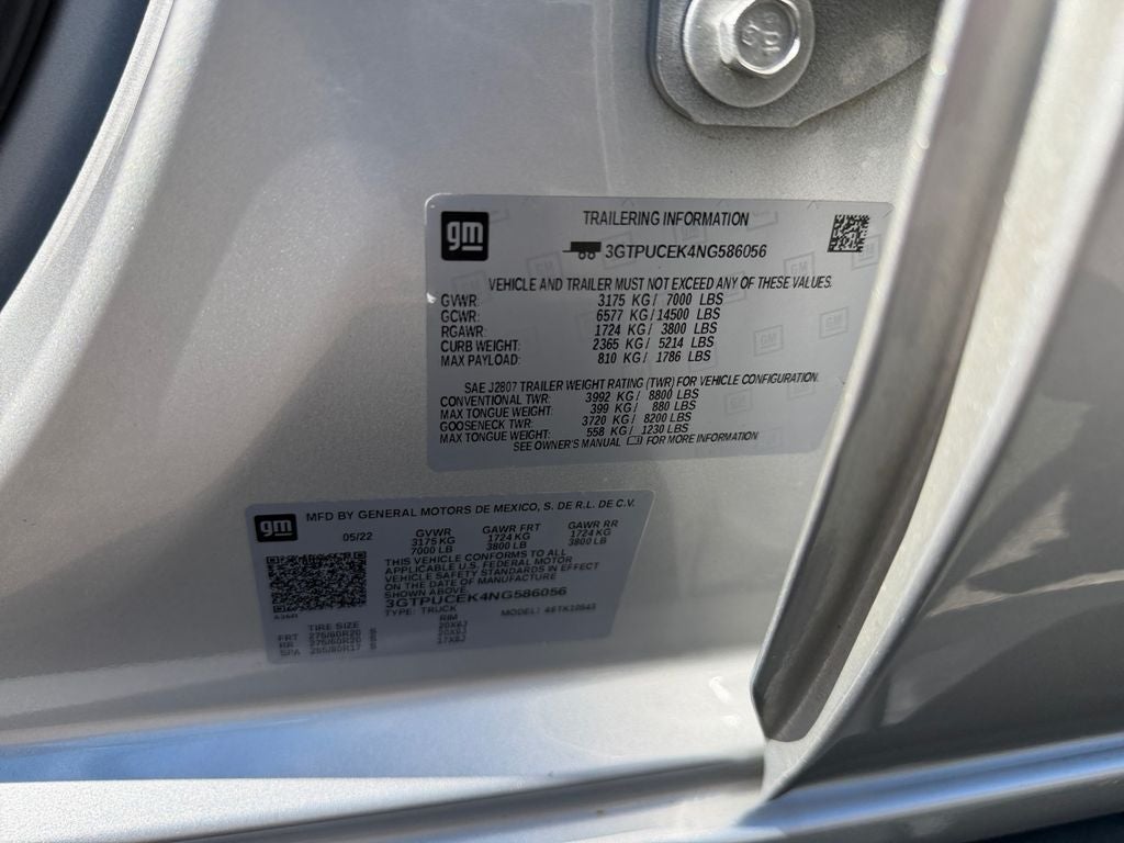2022 GMC Sierra 1500 Elevation REMOTE START / HEATED STEERING WHEEL