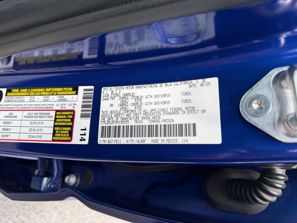 2025 Toyota Tacoma TRD Sport