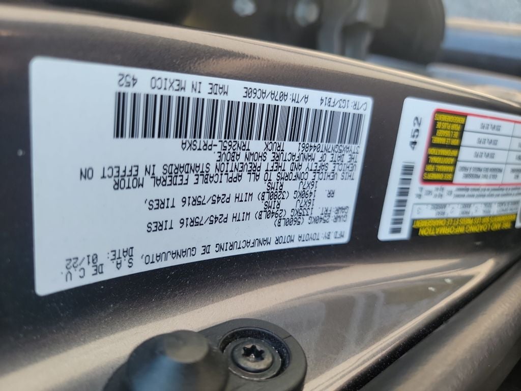 2022 Toyota Tacoma SR