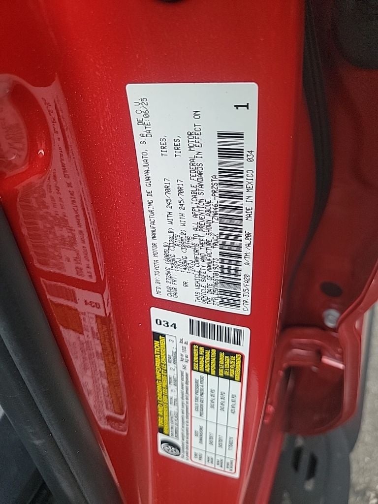 2025 Toyota Tacoma SR