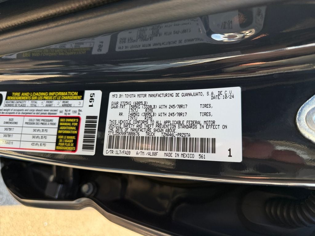 2024 Toyota Tacoma SR