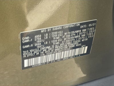 2021 Subaru Outback Limited