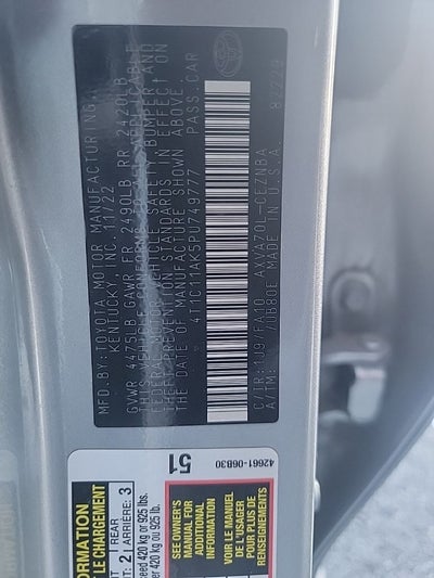 2023 Toyota Camry LE