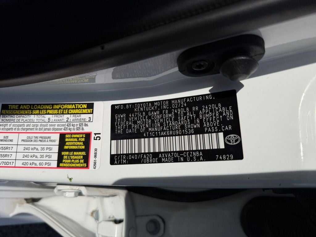 2024 Toyota Camry LE RELIABLE / FUEL EFFICIENT / DRIVE IT TODAY!!!