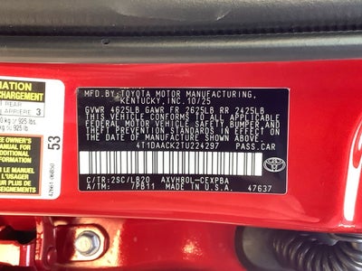 2026 Toyota Camry XSE