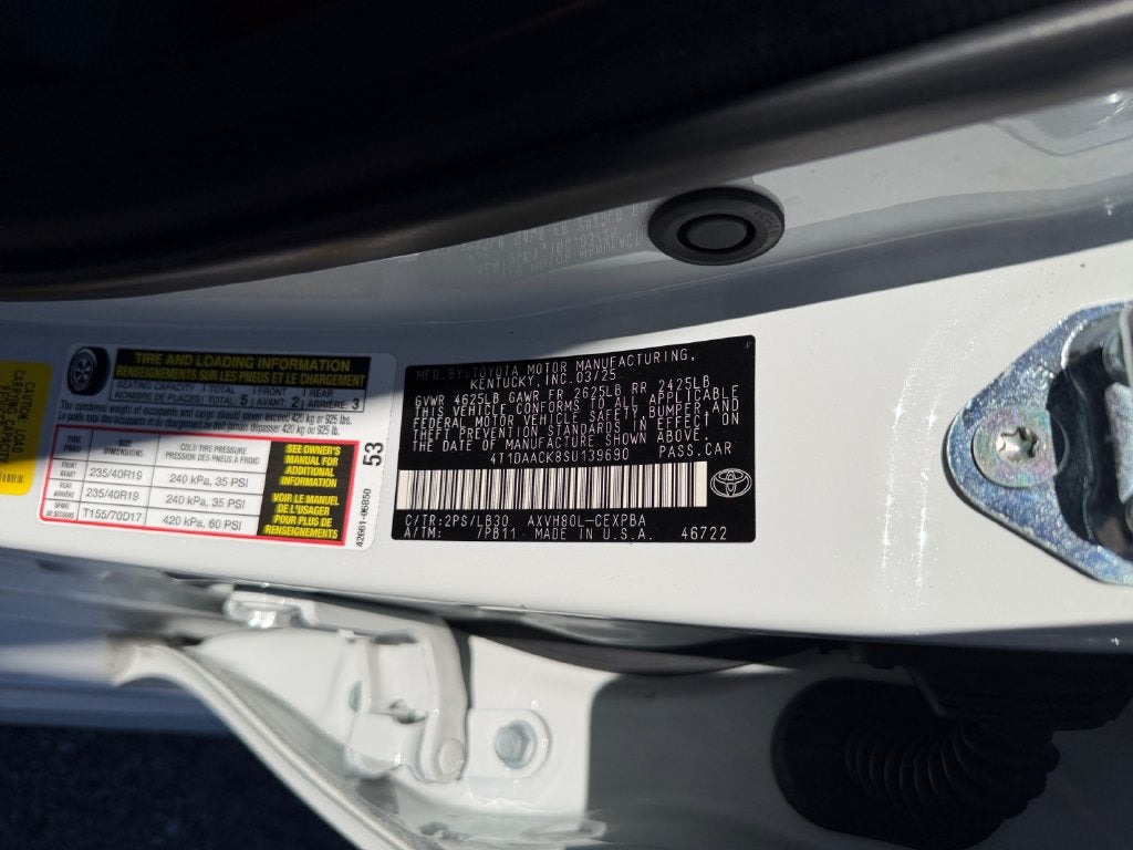 2025 Toyota Camry XSE