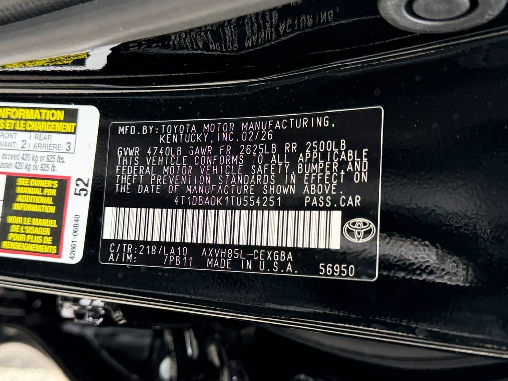 2026 Toyota Camry XLE