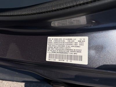 2016 Honda Odyssey SE