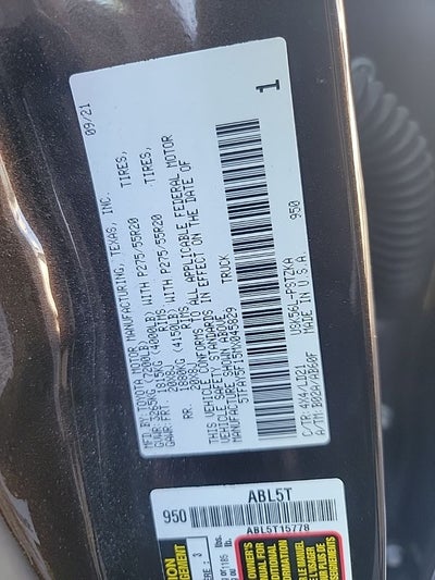 2021 Toyota Tundra 1794 Low Miles