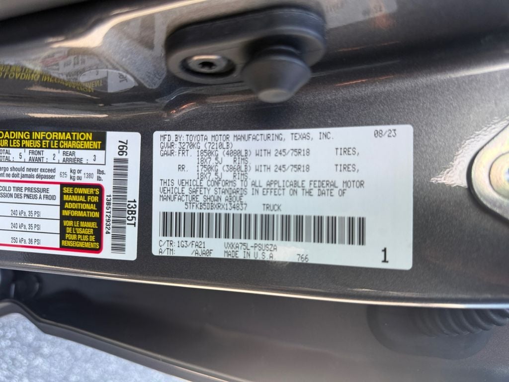 2024 Toyota Tundra SR