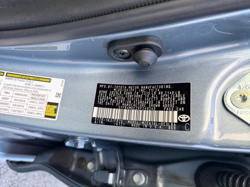 2025 Toyota Corolla LE