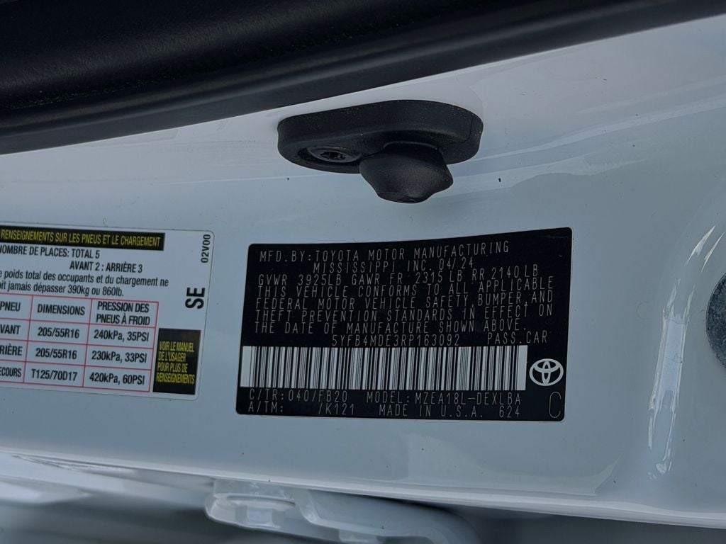 2024 Toyota Corolla LE