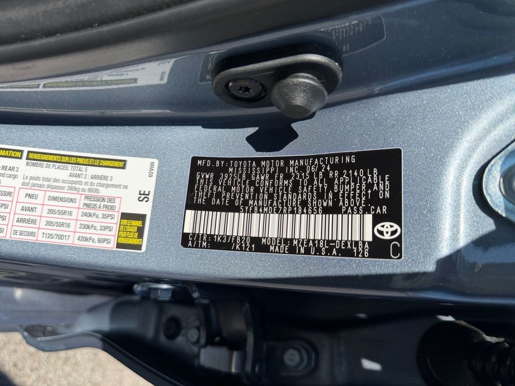 2024 Toyota Corolla LE