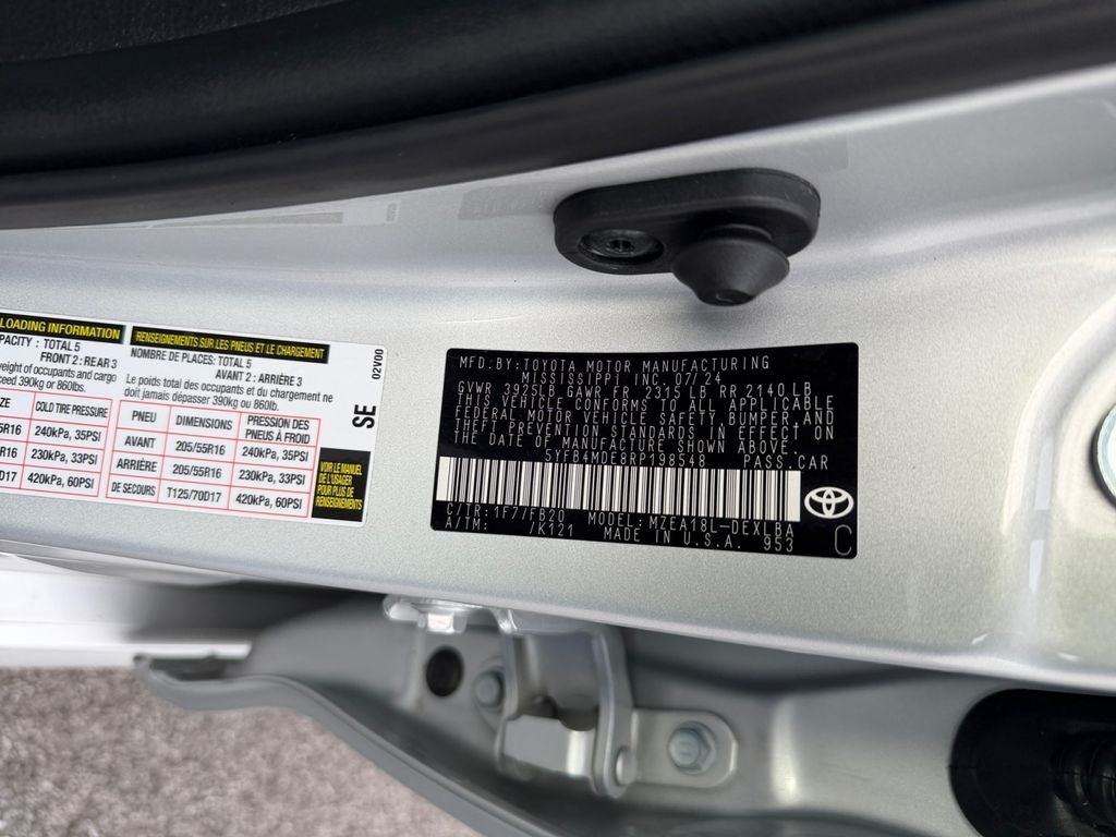 2024 Toyota Corolla LE