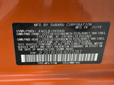 2020 Subaru Crosstrek Premium