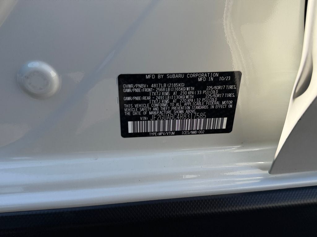 2024 Subaru Crosstrek Base 1 OWNER / NO ACCIDENTS