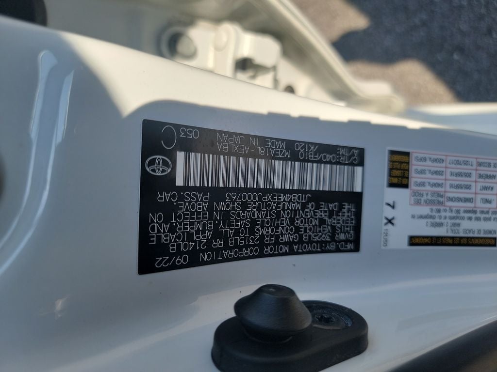 2023 Toyota Corolla LE FUEL EFFICIENT