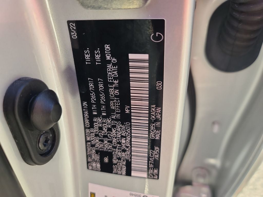 2022 Toyota 4Runner TRD Off-Road Premium