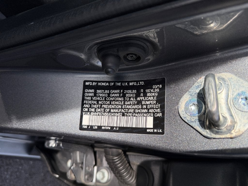 2018 Honda Civic EX