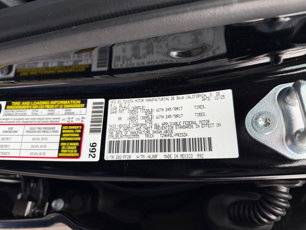 2026 Toyota Tacoma SR5