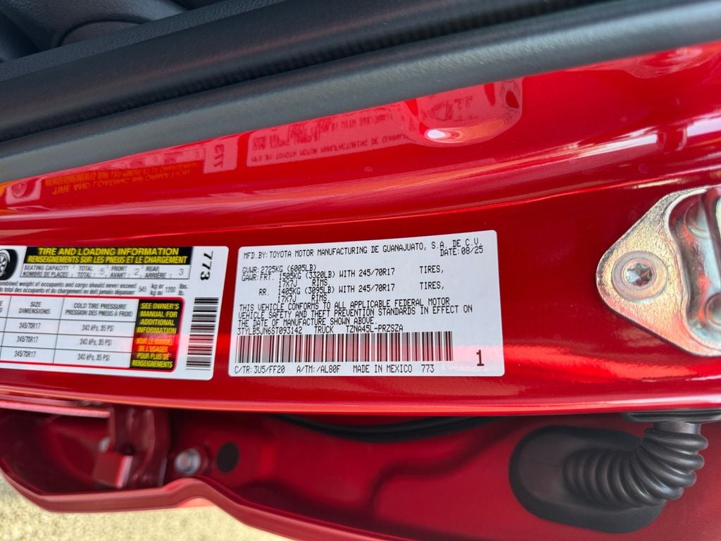 2025 Toyota Tacoma SR5