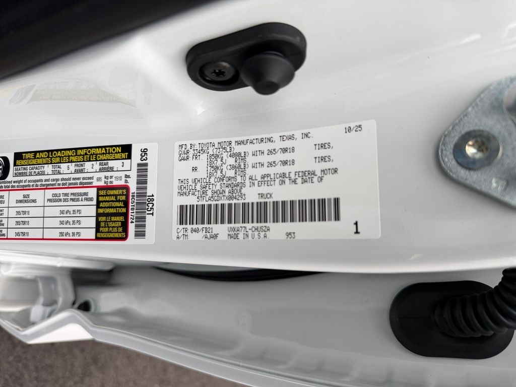 2026 Toyota Tundra SR5