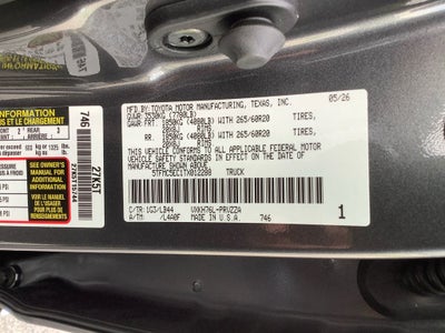 2026 Toyota Tundra Hybrid 1794 Edition