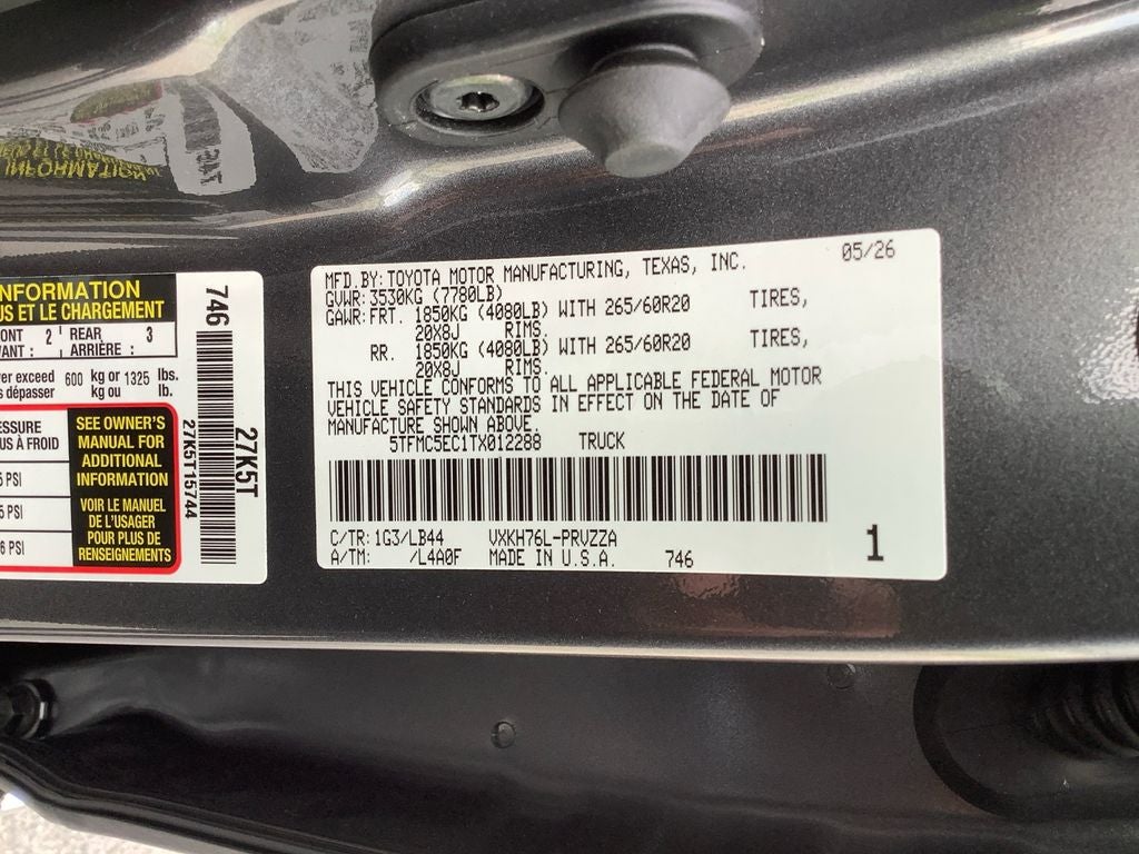 2026 Toyota Tundra Hybrid 1794 Edition