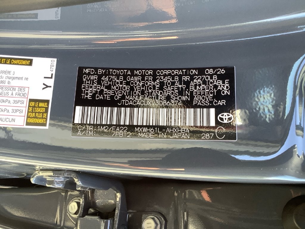 2027 Toyota Prius Plug-In Hybrid XSE Premium