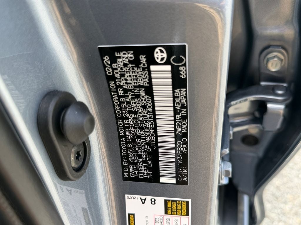 2026 Toyota Corolla Hybrid LE