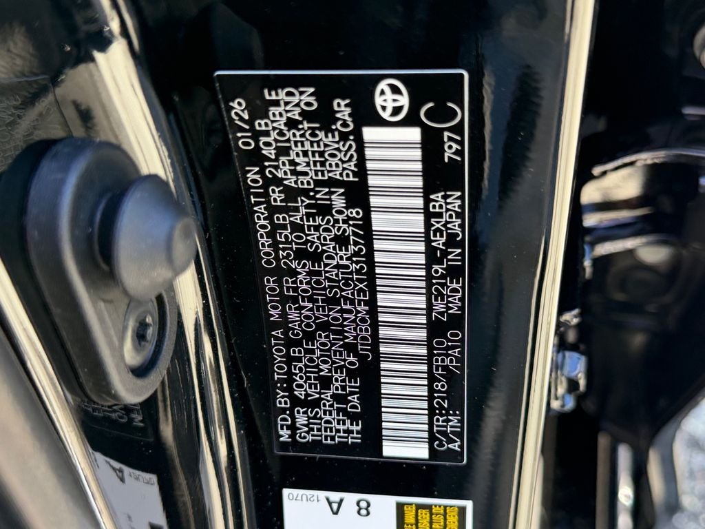 2026 Toyota Corolla Hybrid LE