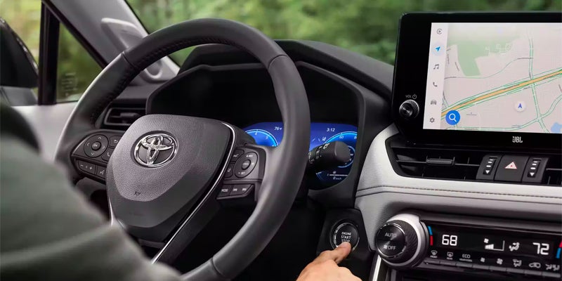 Using Interior Features in 2024 Toyota RAV4 Baltimore, MD