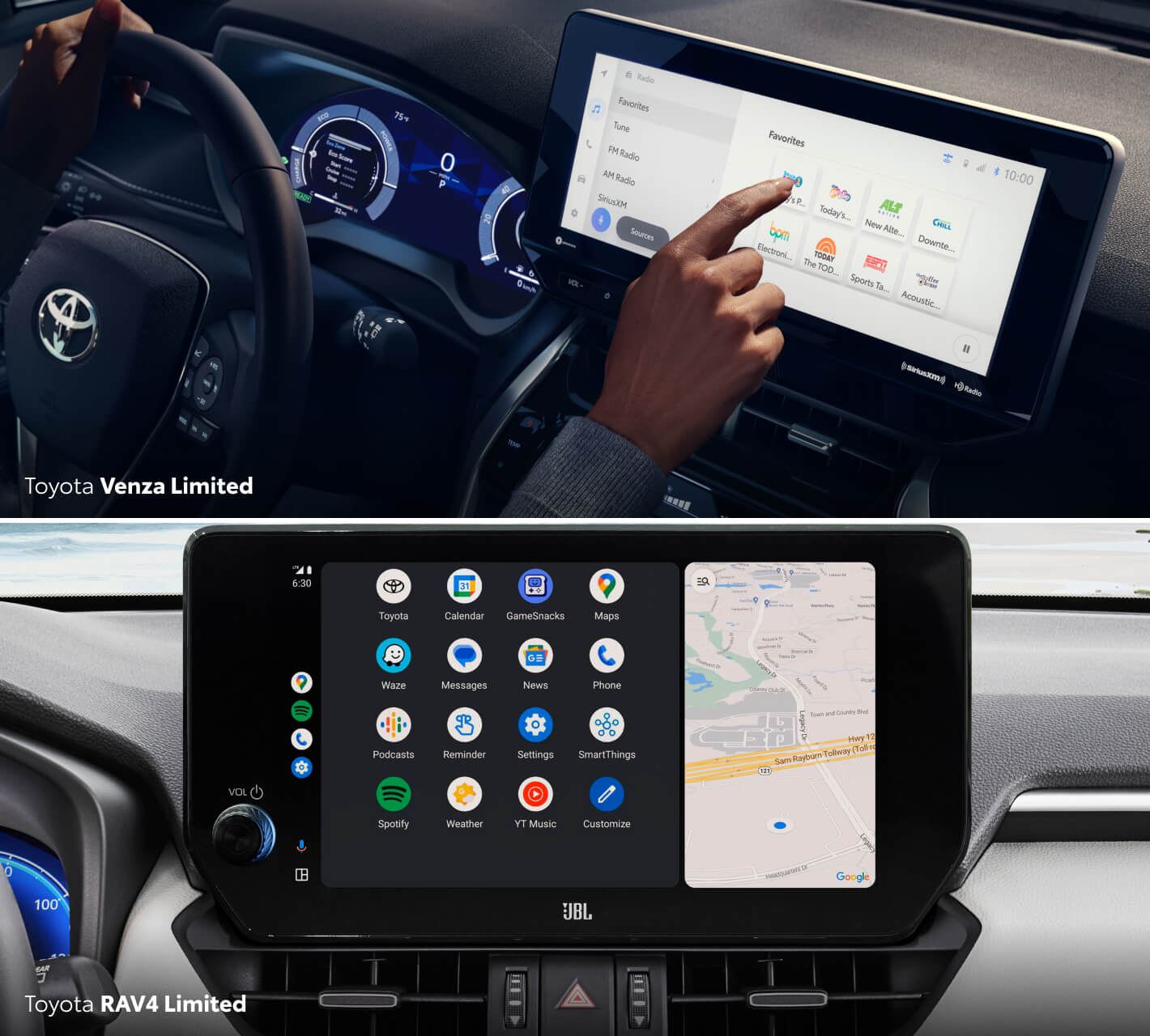 Toyota Venza and RAV4 Features