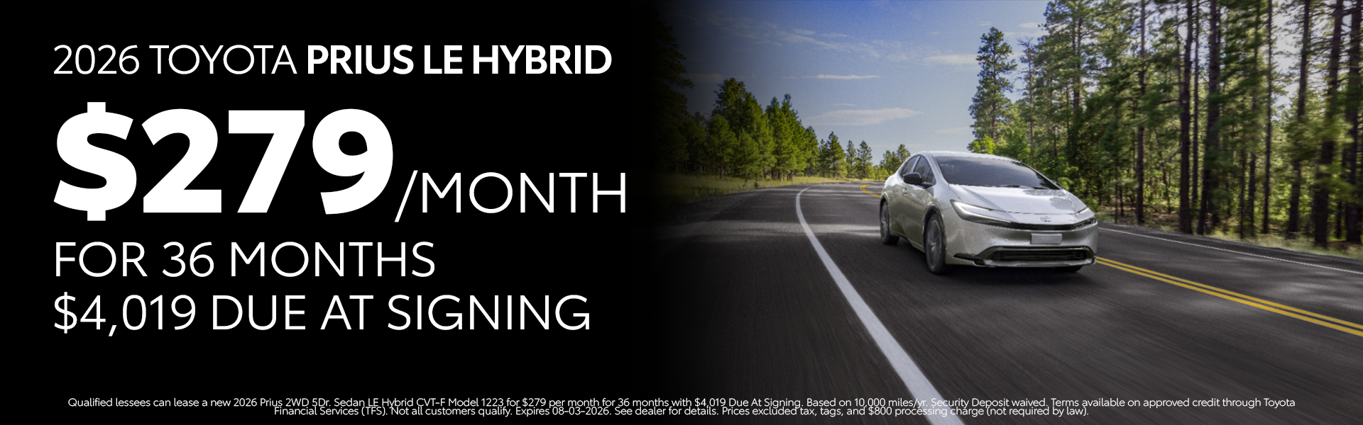 New 2026 Prius LE Hybrid
