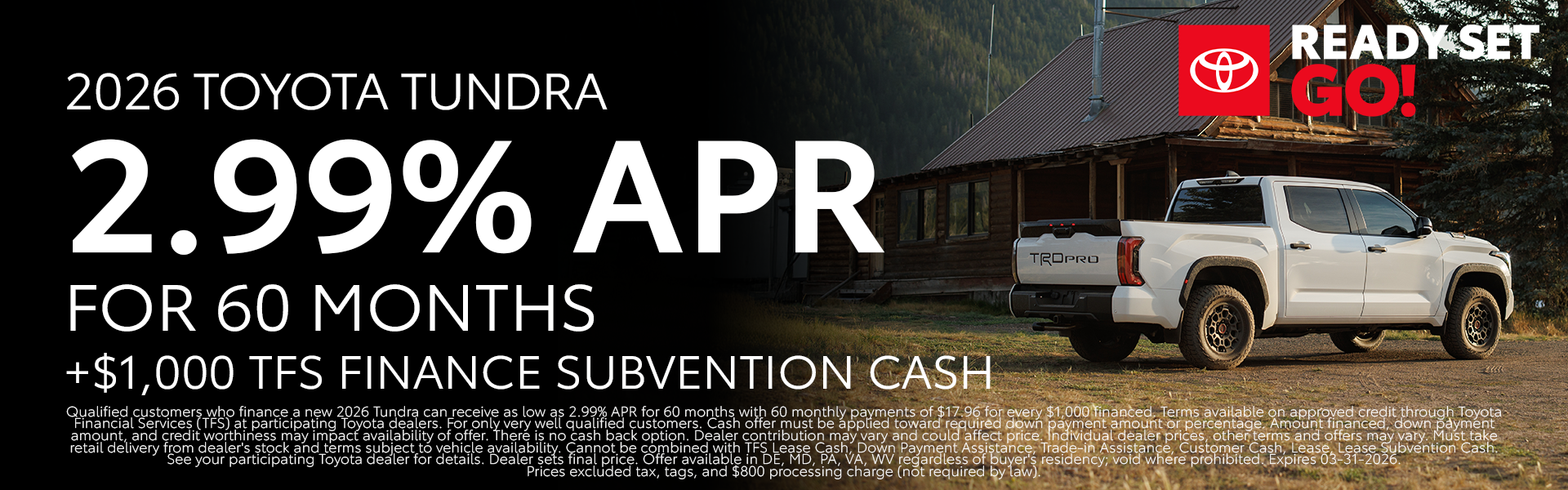 New 2026 Tundra