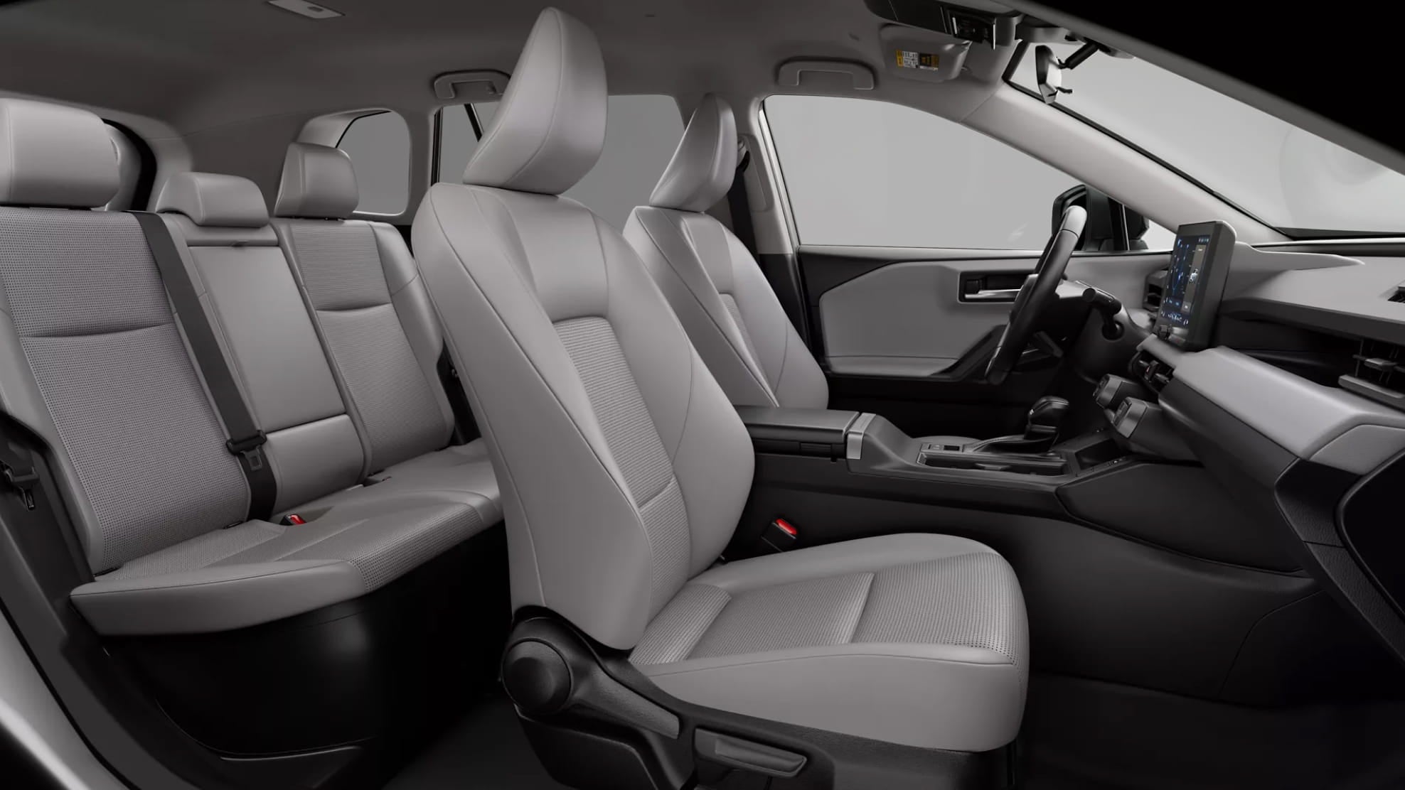 Toyota RAV4 interior featuring light softex seats.