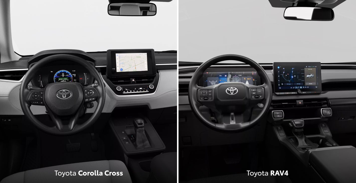 Toyota Corolla Cross vs. Toyota RAV4 Colors
