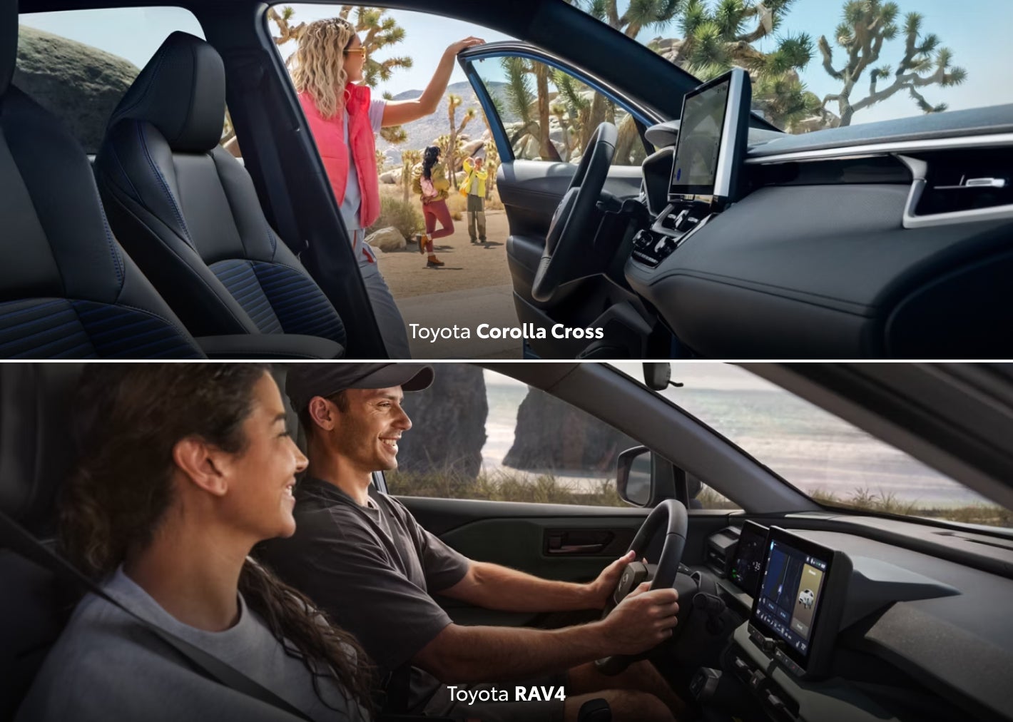 Toyota Corolla Cross vs. Toyota RAV4 Technology